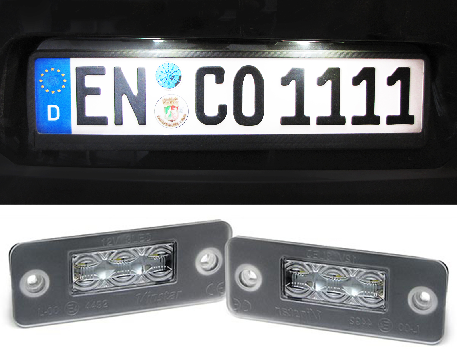 LED Kennzeichenbeleuchtung weiß 6000K für Audi A8 D3 4E 02-10 kaufen