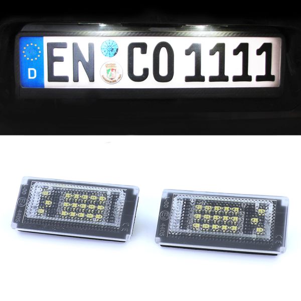 LED Kennzeichenbeleuchtung weiß 6000K für Mini Cooper R50 R53 01