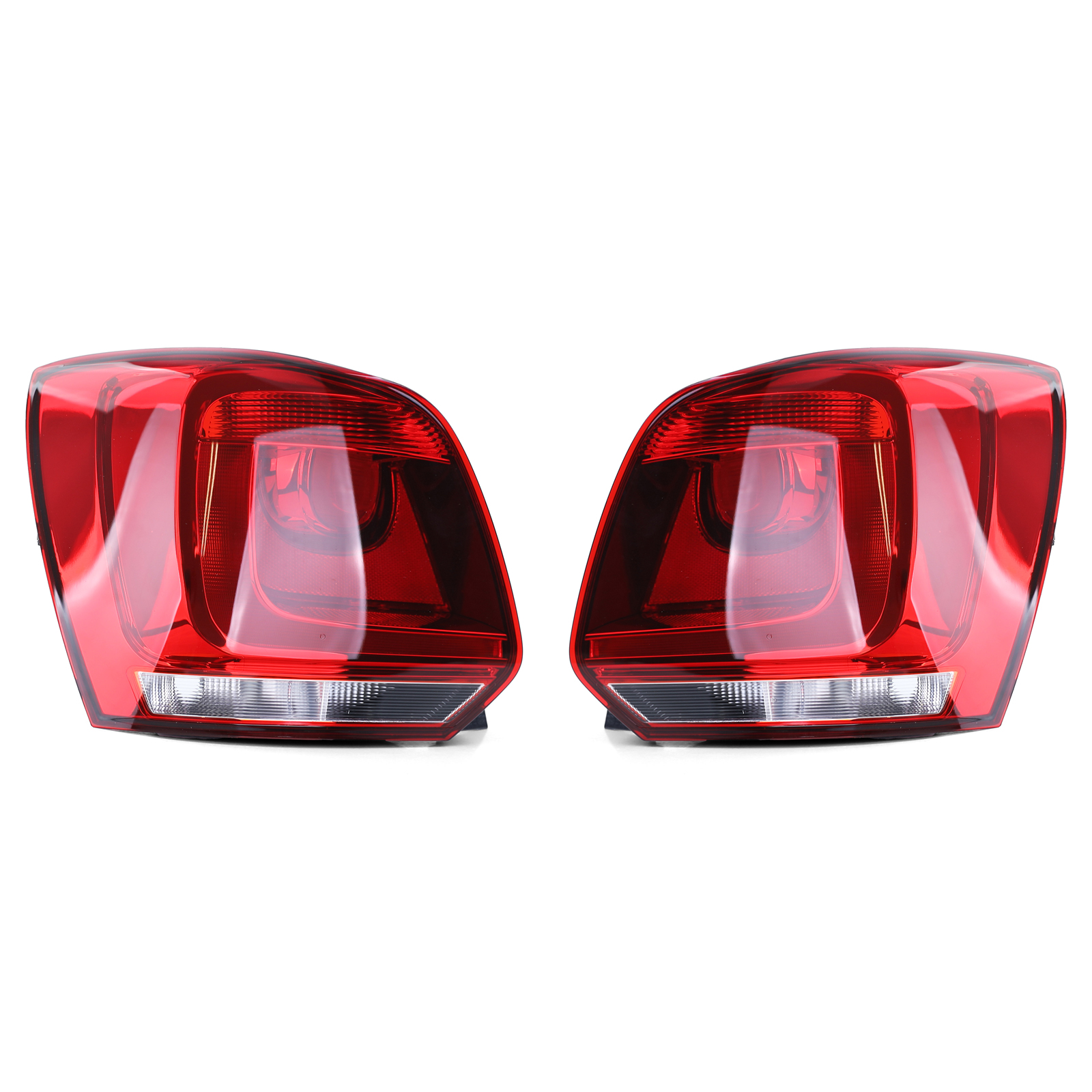C019 Rückleuchten Folien Set RED für VW Polo 6R Vorfacelift