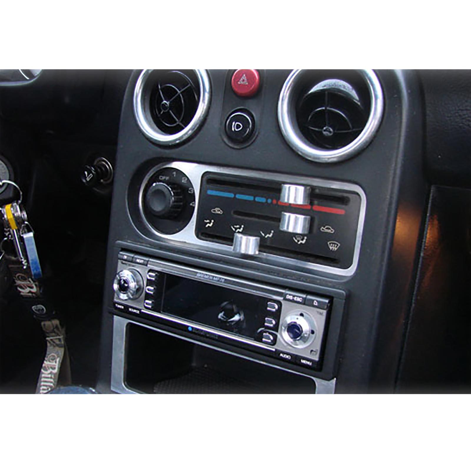 elektr. Fensterheber Blende Abdeckung Edelstahl passend für Mazda MX5 NA  89-98 kaufen
