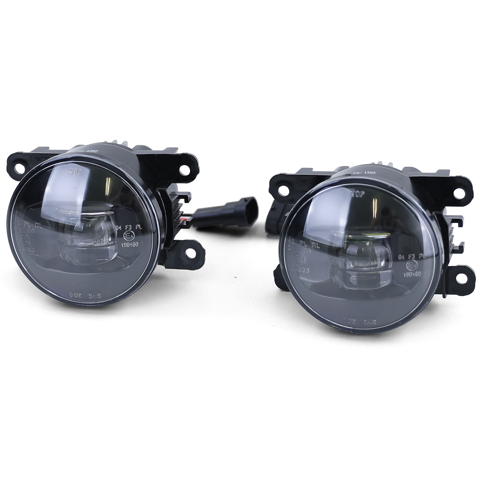 Klarglas LED Nebelscheinwerfer mit Tagfahrlicht für Renault Megane III Scenic 