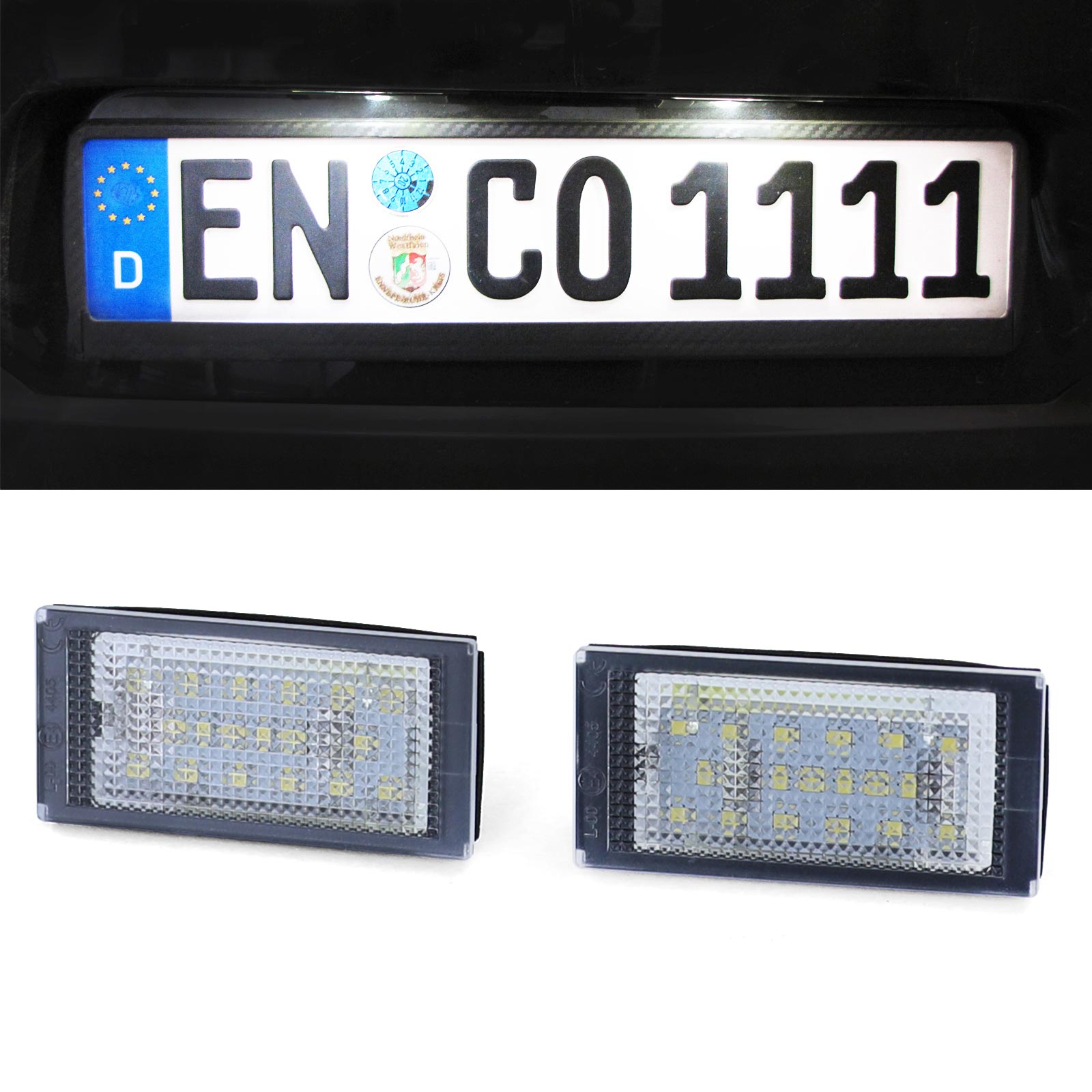 LED Kennzeichenbeleuchtung weiß 6000K für BMW 3er E46 Coupe 98-03 kaufen