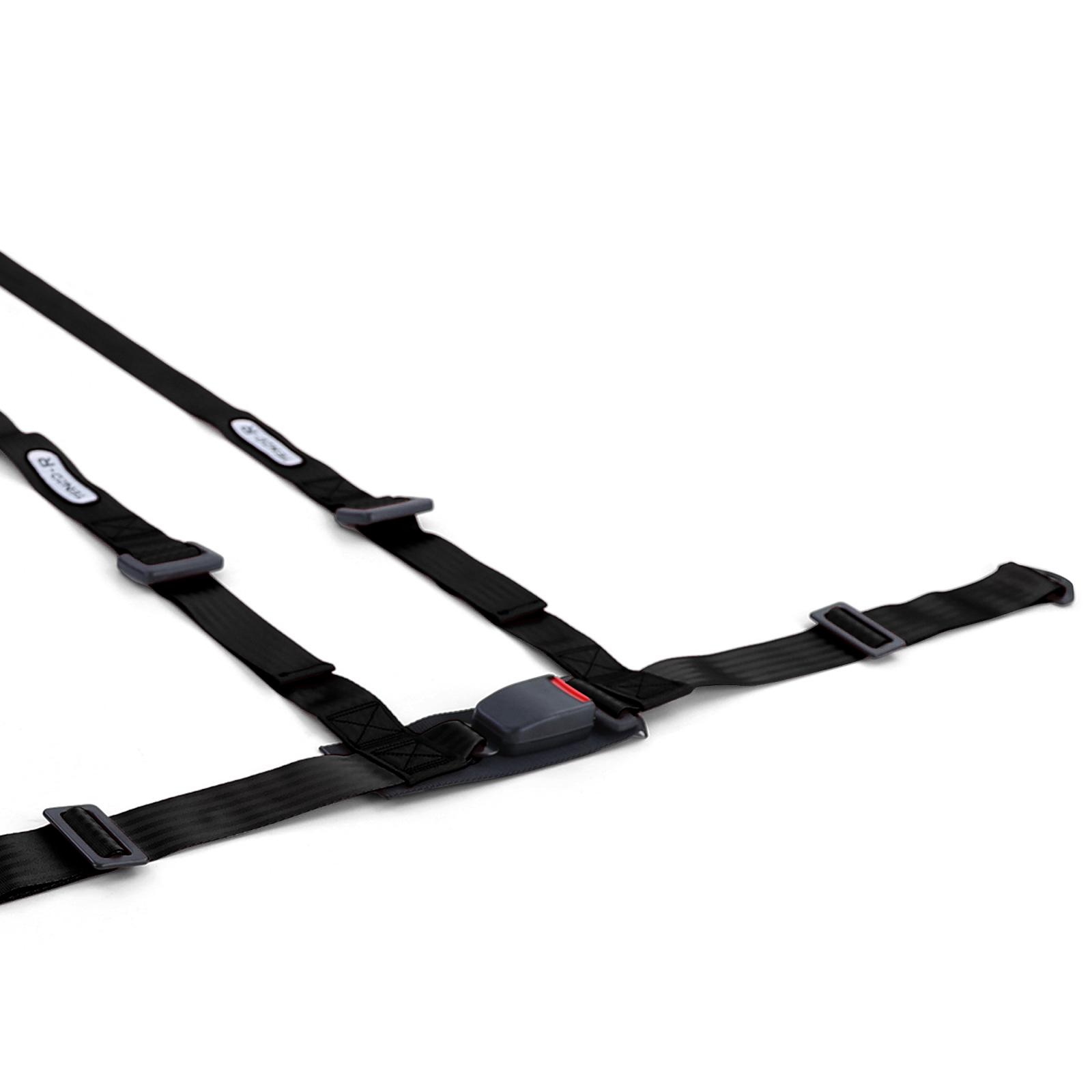 Tenzo-R Sport Hosenträger Gurt Sicherheitsgurt 3 Punkt Schwarz mit E  Zeichen kaufen