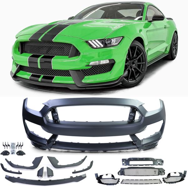 Front Stoßstange Shelby GT350 + Zubehör für Ford Mustang 6 Coupe