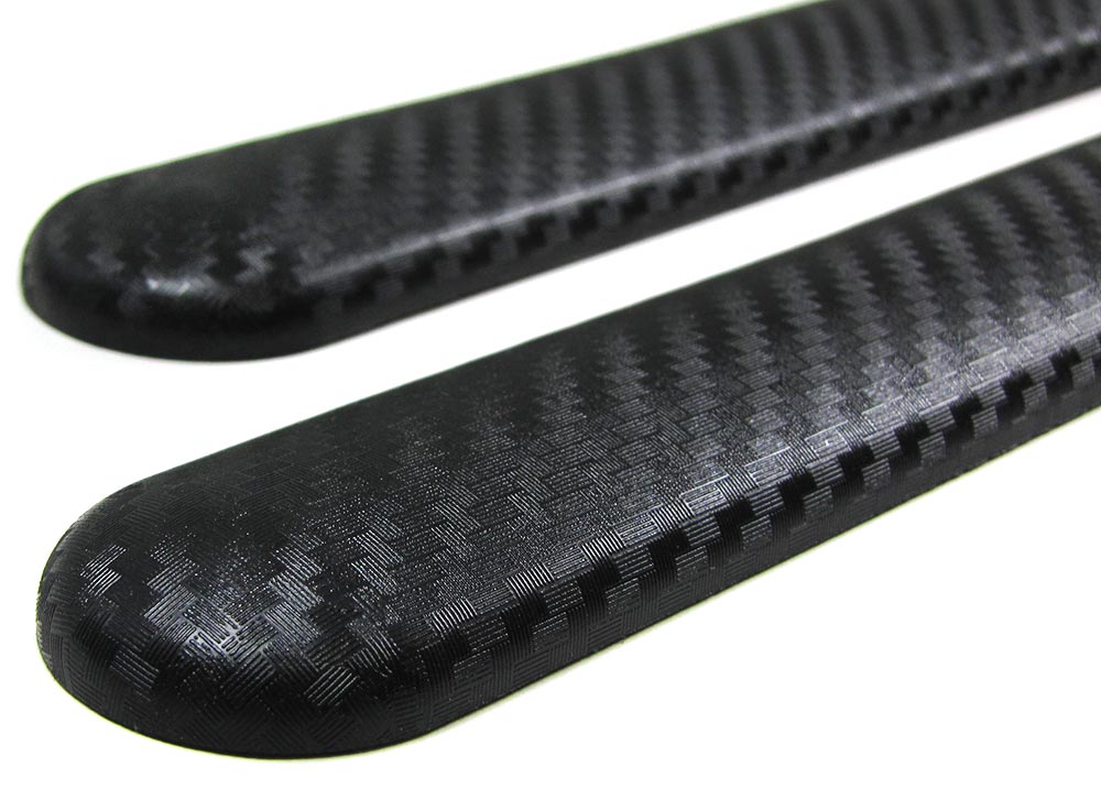 Stoßstangen Schutz Streifen flexibel zum kleben universal 306x35mm schwarz