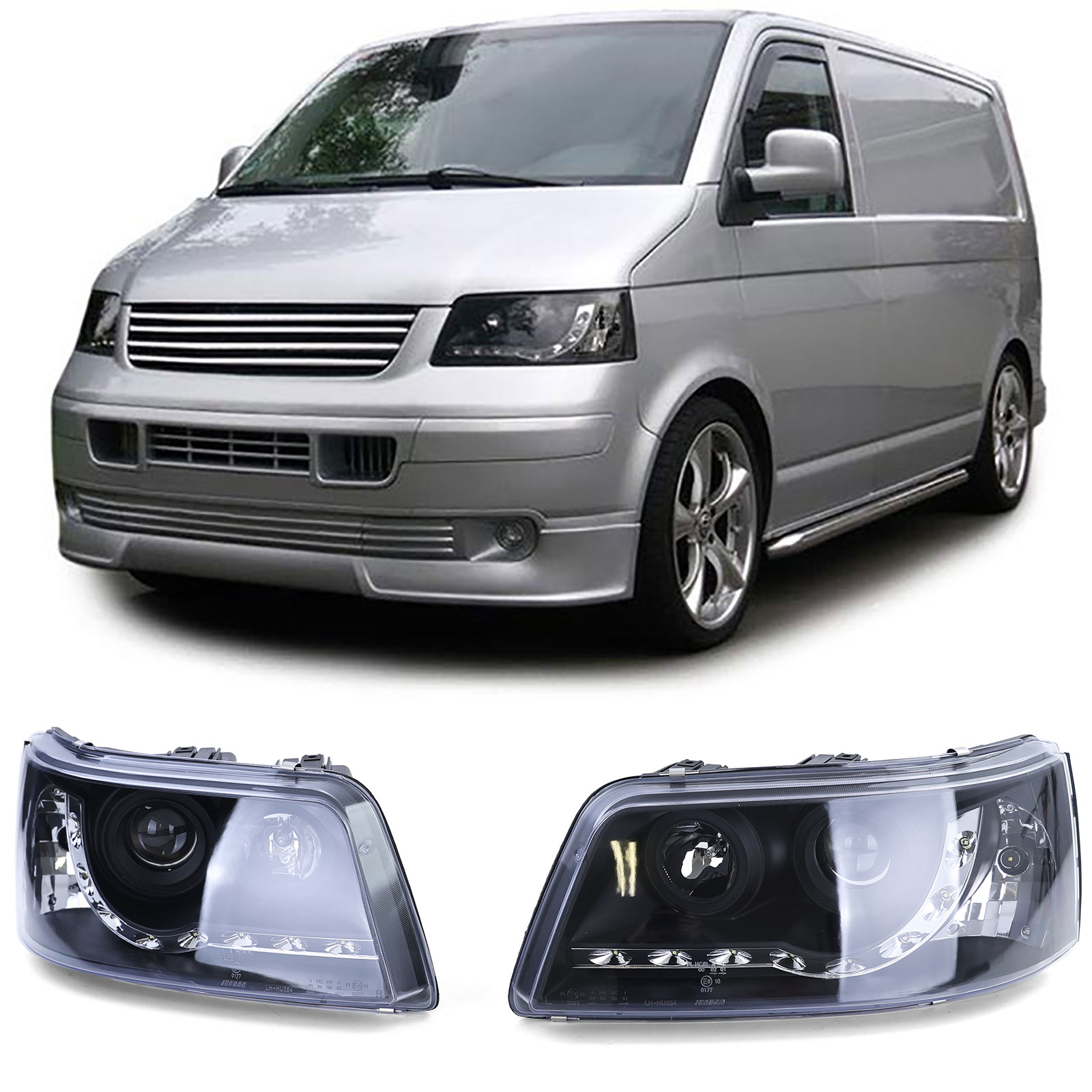 Premium LED Kennzeichenbeleuchtung für VW T5 Multivan Transporter