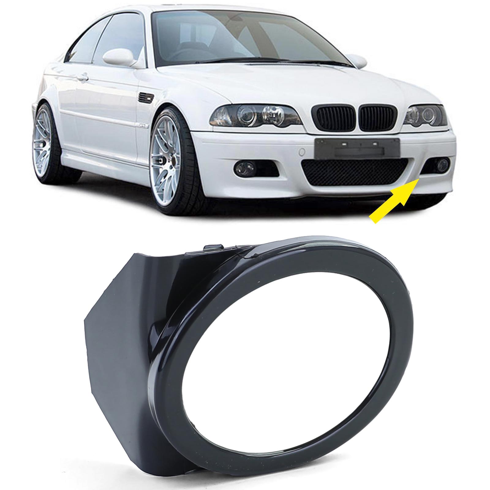 Nebelscheinwerfer Blenden Cover links passend für BMW 3er E46 98-07 kaufen