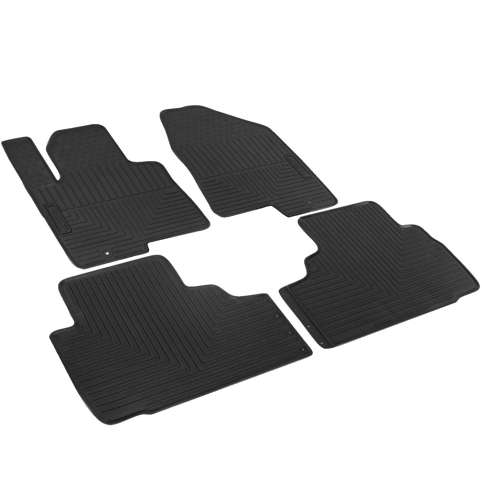 Auto Gummi Fußmatten Schwarz Premium Set für Hyundai ix35 2009-2015 kaufen