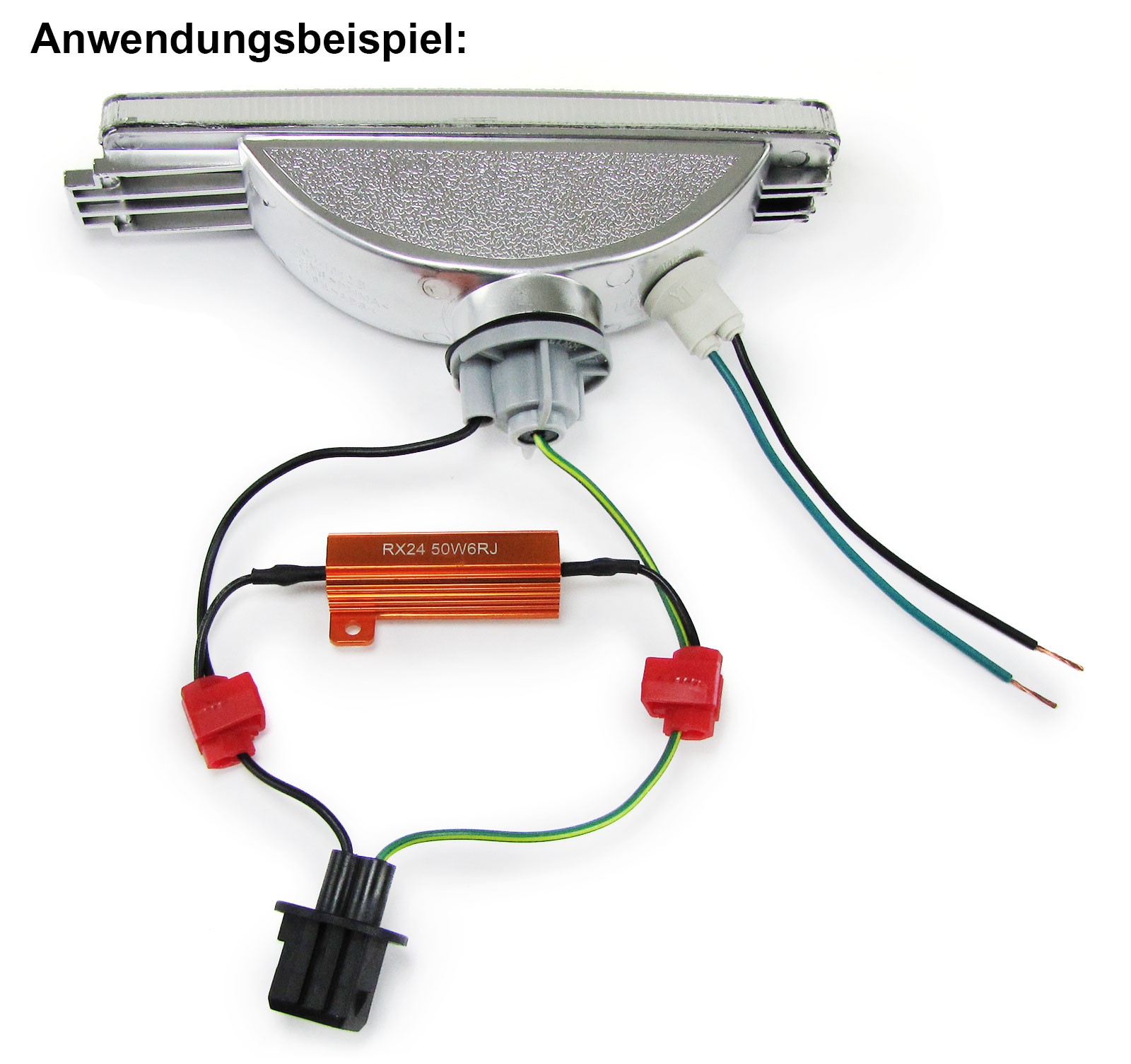 H7 Canbus Adapter für LED SMD Lampe Last Widerstand 50W 6Ohm keine Fehlermeldung 