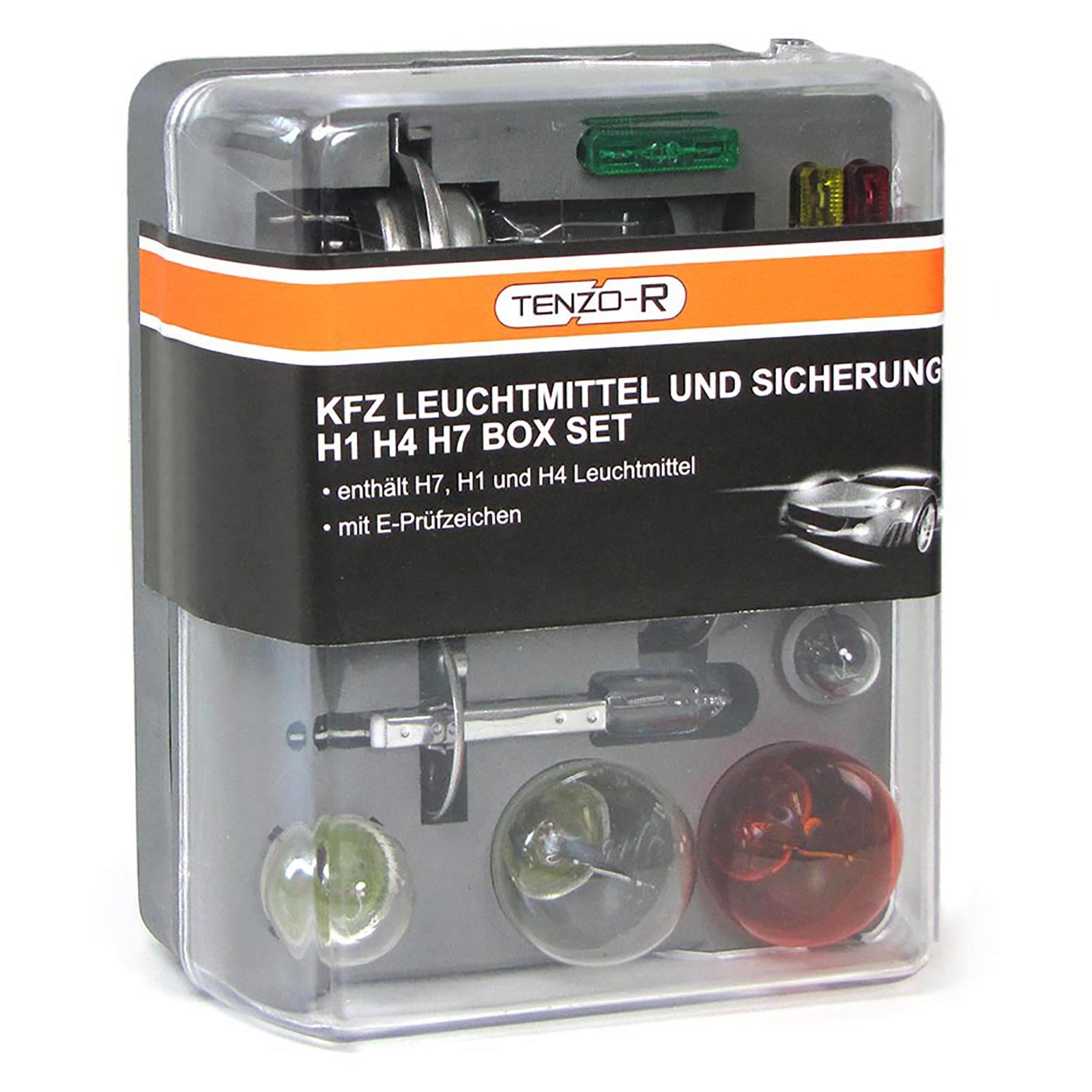 H4 Profi-Ersatzlampen-Kasten longlife. 30-teiliges Set von Kfz-Lampen und  Sicherungen. : : Auto & Motorrad