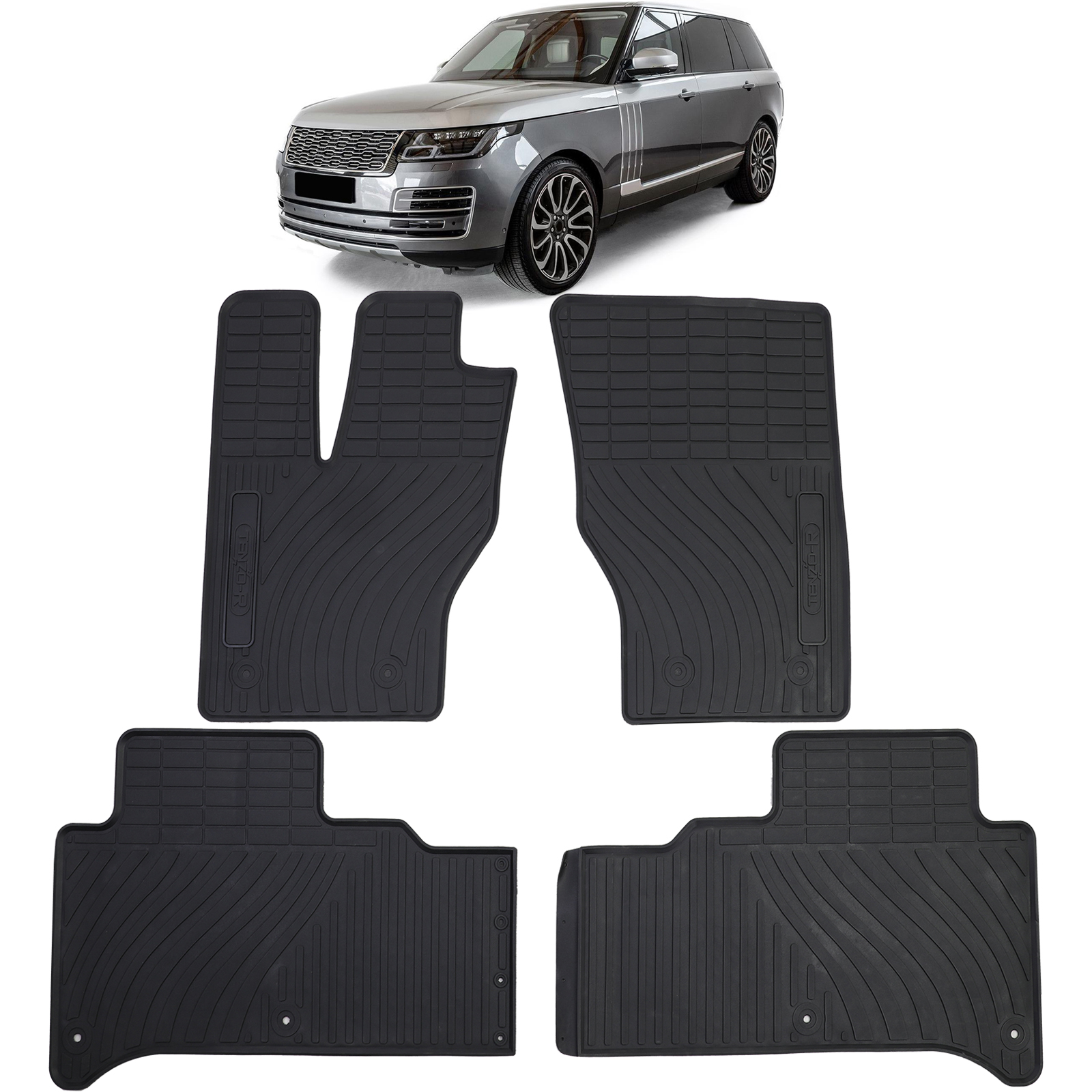 Auto Gummi Fußmatten Schwarz Premium Set für Range Rover Sport L494  2013-2017 kaufen