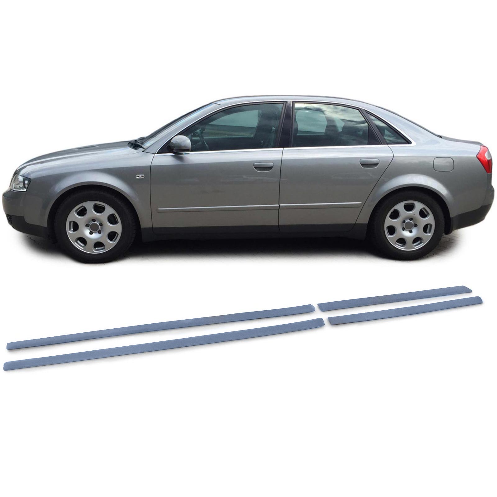 Türleisten Stoßleisten Zierleisten Set 4-teilig passend für Audi A4 B6 8E  00-04 kaufen