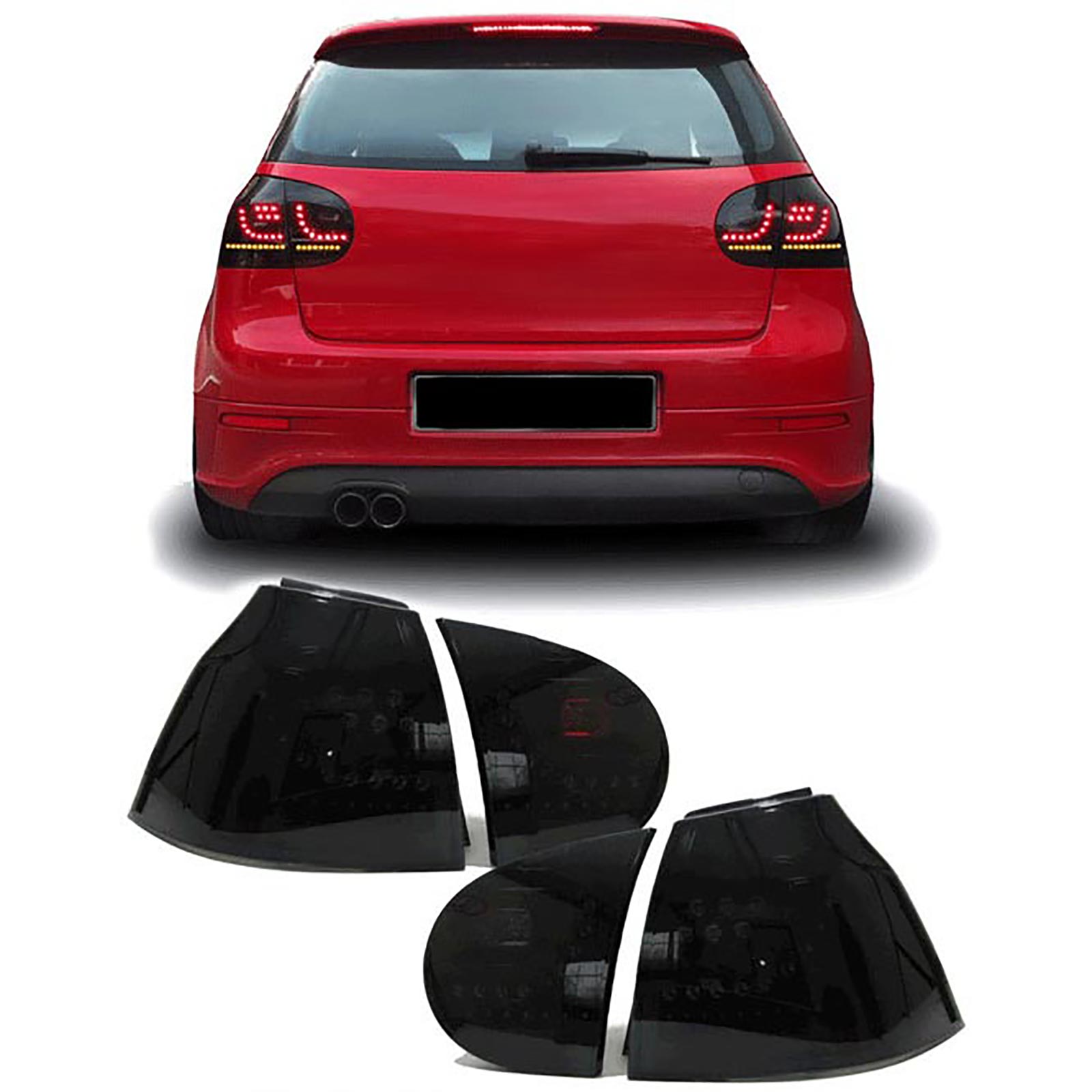 Stoßstange vorne passend für Golf 5 im Sport-Design inkl. Waben-Kühlergrill  mit ABE passend für VW Golf 5