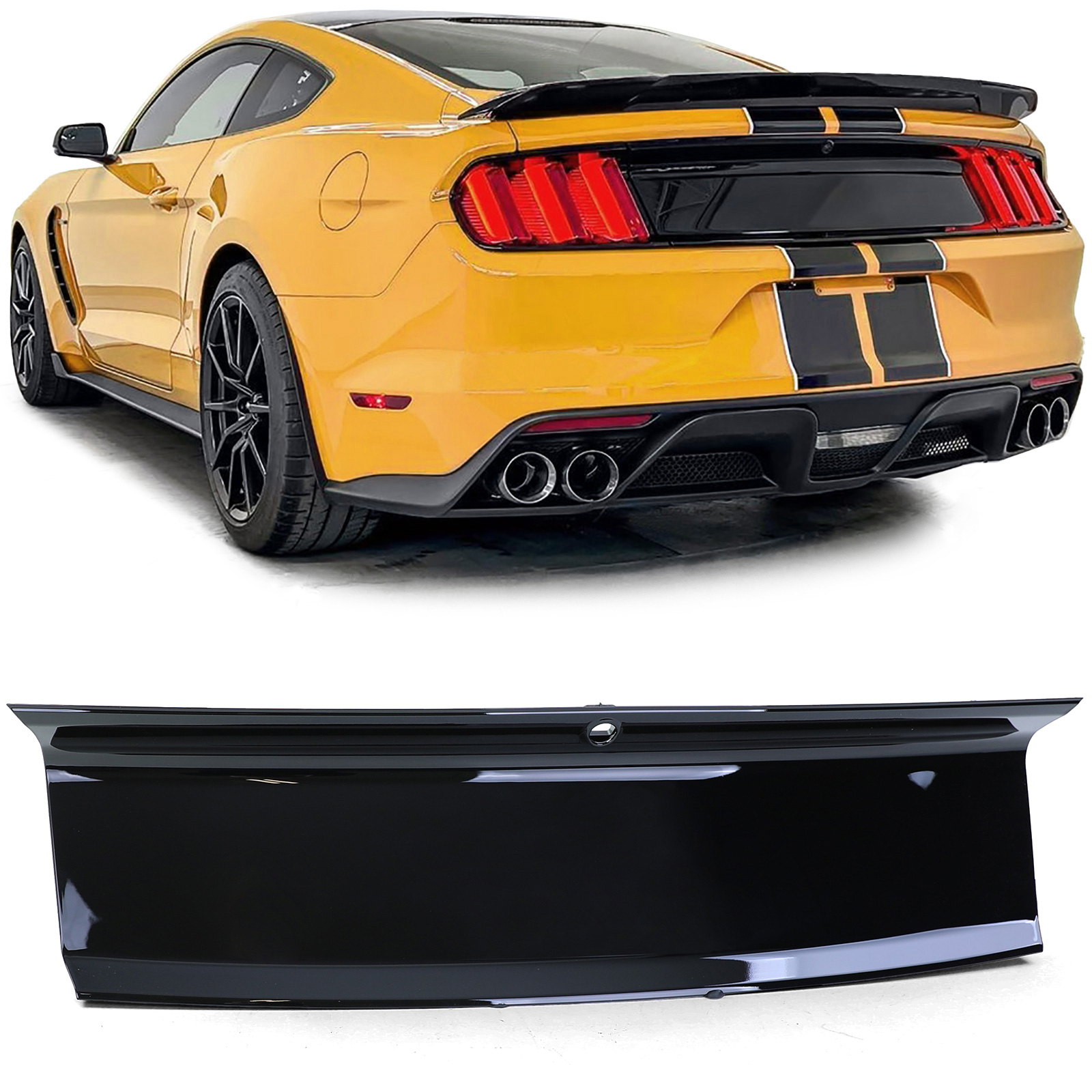 QUARKZMAN für Ford für Mustang GT/Bullitt Auto Abdeckung mit Reißverschluss  Schwarz : : Auto & Motorrad