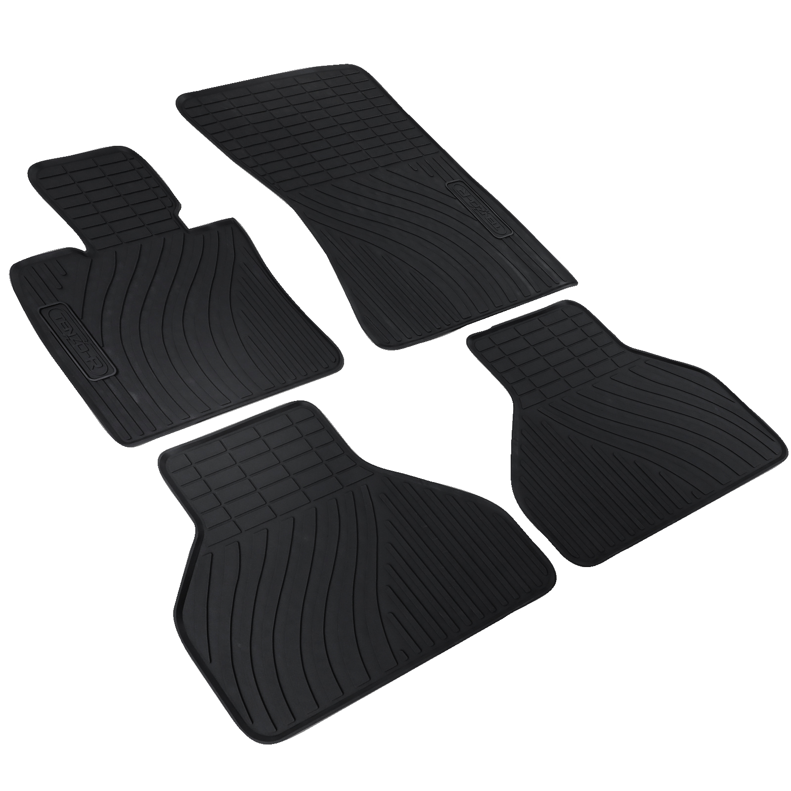Auto Gummi Fußmatten Schwarz Premium Set passend für BMW X5 E70 X6 E71  kaufen