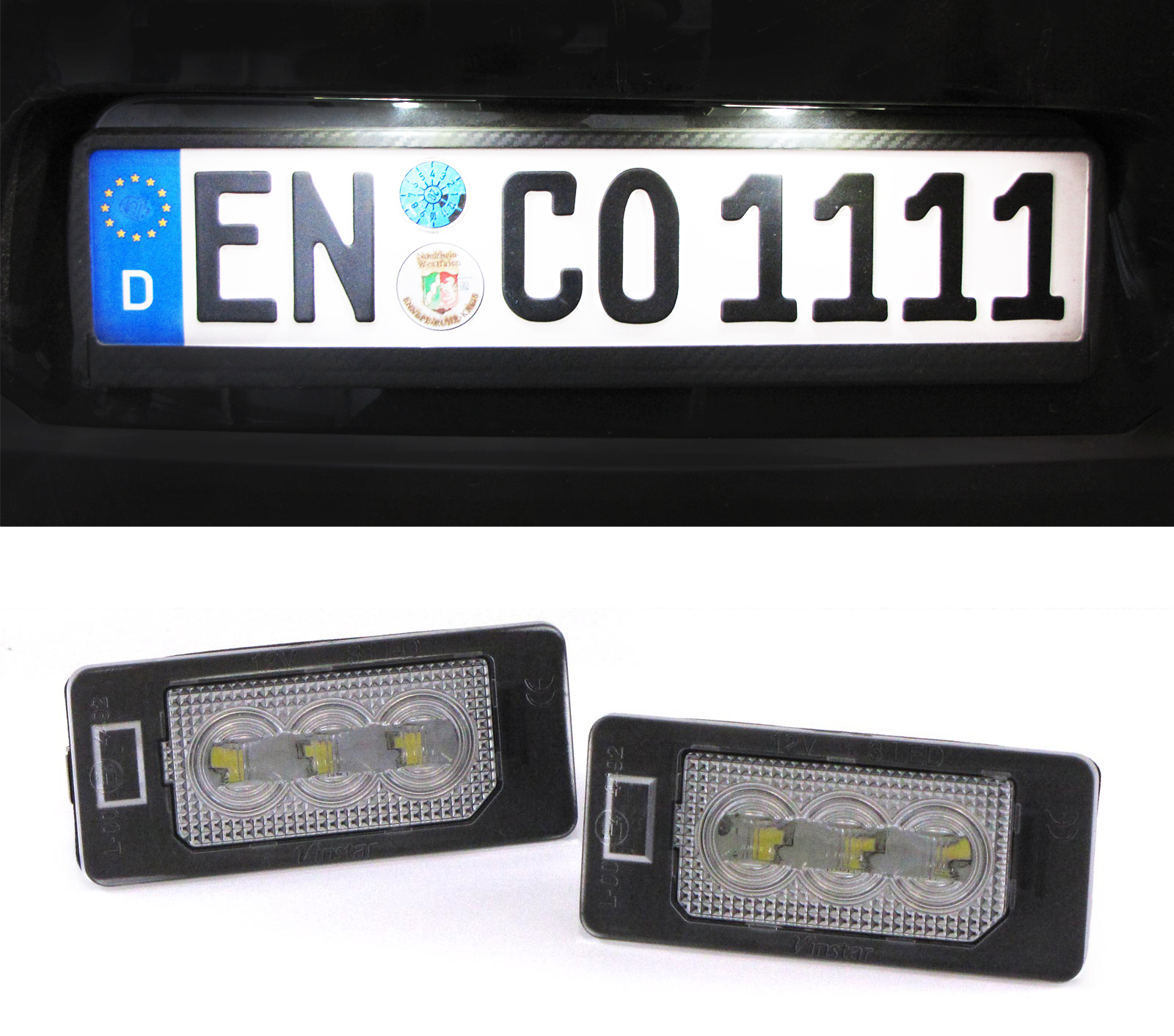 LED Kennzeichenbeleuchtung High Power weiß 6000K passend für BMW 5er E39  96-03 kaufen