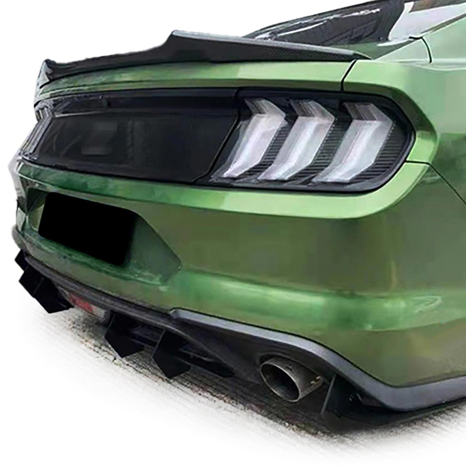 Sport Heckdiffusor CUP Ansatz Schwarz Glanz für Ford Mustang GT